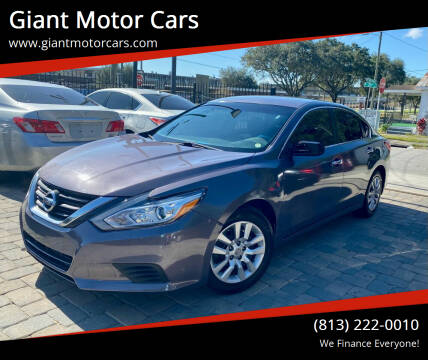 2017 Nissan Altima for sale at Giant Motor Cars in Tampa FL