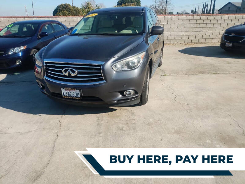 2013 Infiniti JX35 for sale at CALIFORNIA AUTO SALES #2 in Livingston CA
