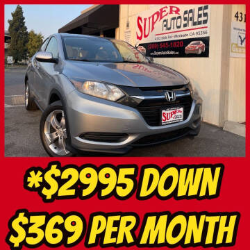 2018 Honda HR-V for sale at Super Auto Sales Modesto in Modesto CA