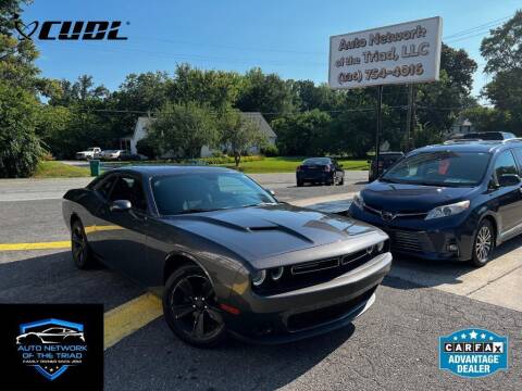 2017 Dodge Challenger for sale at Auto Network of the Triad in Walkertown NC