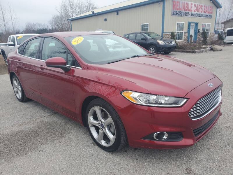 2016 Ford Fusion for sale at Reliable Cars Sales in Michigan City IN
