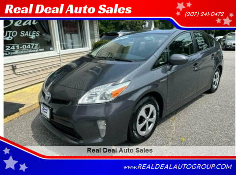 2015 Toyota Prius for sale at Real Deal Auto Sales in Auburn ME