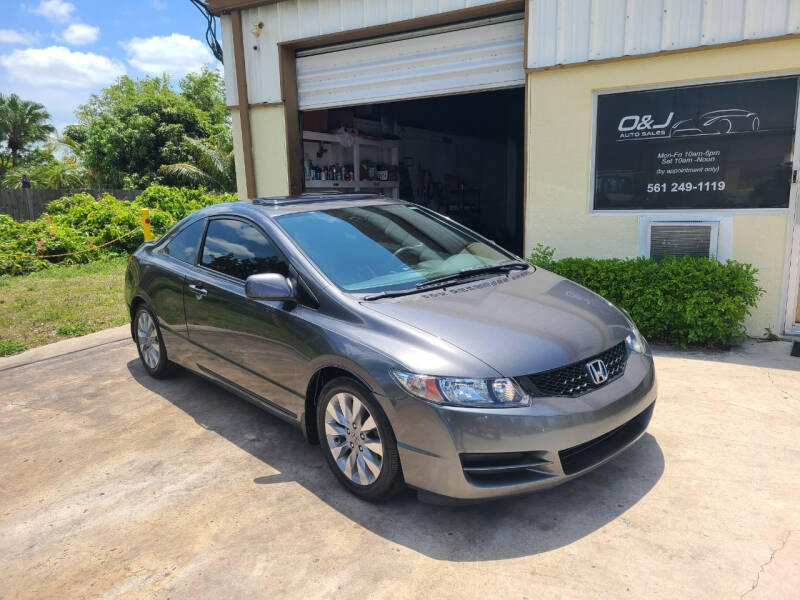 2011 Honda Civic for sale at O & J Auto Sales in Royal Palm Beach FL