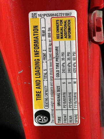 2016 Chevrolet Cruze Limited LS Auto