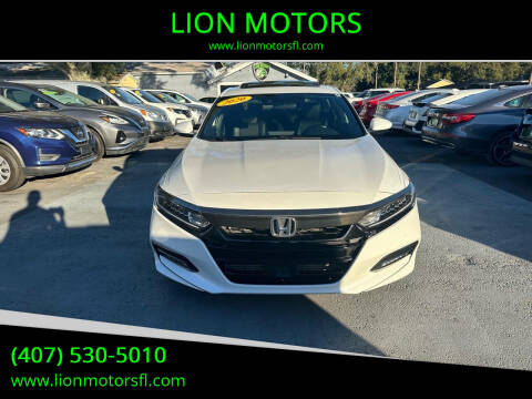 2020 Honda Accord for sale at LION MOTORS in Orlando FL