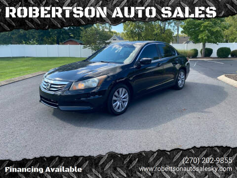 2011 Honda Accord for sale at ROBERTSON AUTO SALES in Bowling Green KY