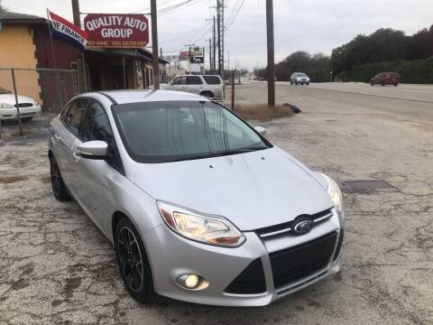 2013 Ford Focus for sale at Quality Auto Group in San Antonio TX