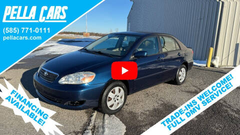 2006 Toyota Corolla for sale at Pella Cars LLC in Brockport NY