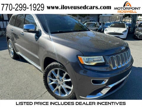 2016 Jeep Grand Cherokee for sale at Motorpoint Roswell in Roswell GA