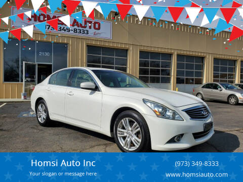 2010 Infiniti G37 Sedan for sale at Homsi Auto Inc in Kannapolis NC