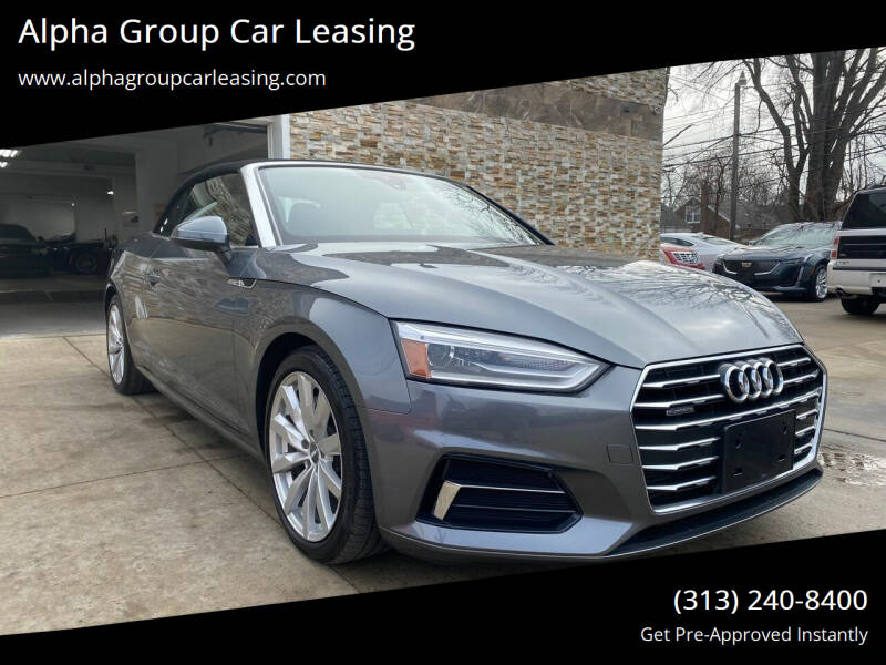 2018 Audi A5 for sale at Alpha Group Car Leasing in Redford MI