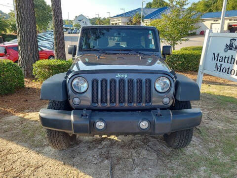 2018 Jeep Wrangler JK Unlimited for sale at Auto Finance of Raleigh in Raleigh NC
