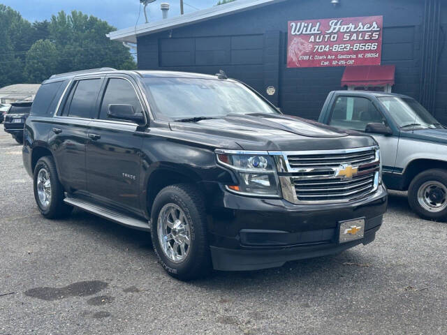 2015 Chevrolet Tahoe for sale at Wild Horses Auto Sales in Gastonia, NC