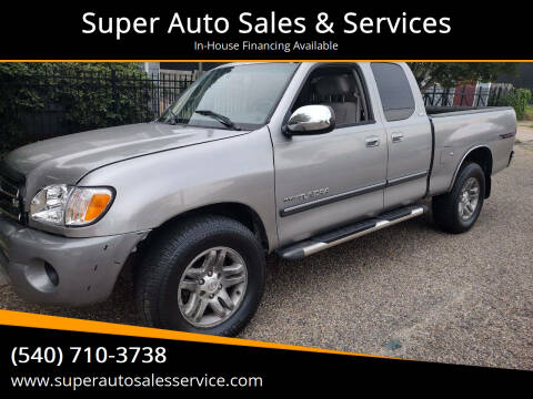 2003 Toyota Tundra for sale at Super Auto Sales & Services in Fredericksburg VA