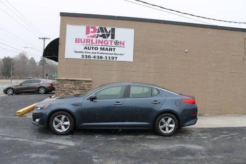2015 Kia Optima for sale at Burlington Auto Mart in Burlington NC