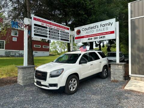 2015 GMC Acadia for sale at Caulfields Family Auto Sales in Bath PA