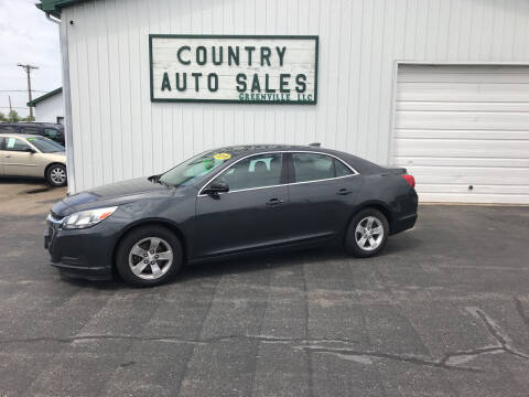 2015 Chevrolet Malibu for sale at COUNTRY AUTO SALES LLC in Greenville OH