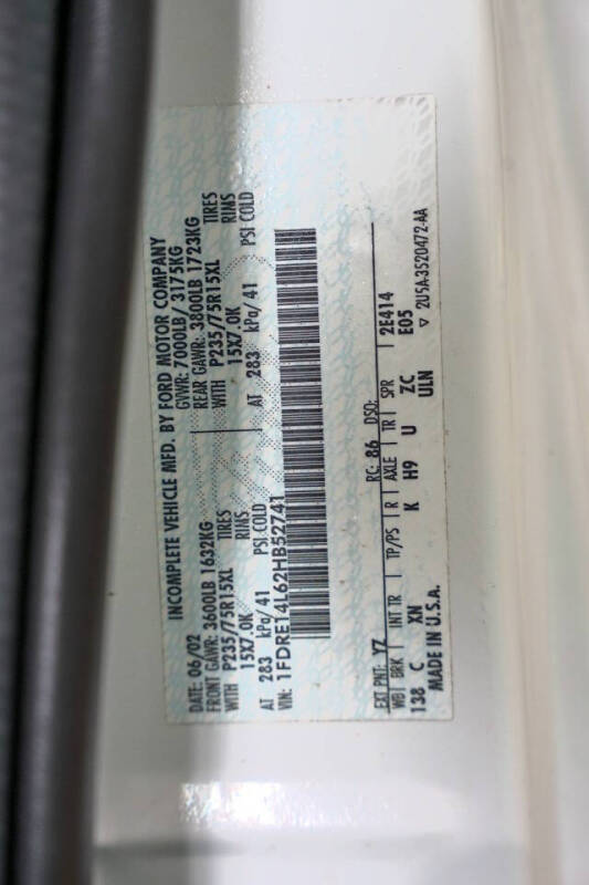 2002 Ford E-Series E-150