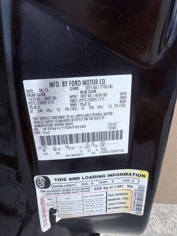 2013 Ford F-150 Lariat