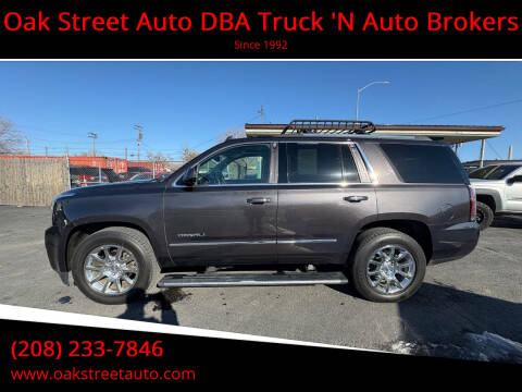 2015 GMC Yukon for sale at Oak Street Auto DBA Truck 'N Auto Brokers in Pocatello ID