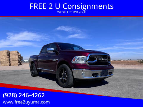 2017 RAM 1500 for sale at FREE 2 U Consignments in Yuma AZ