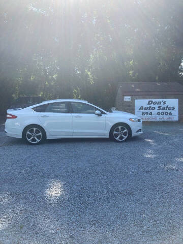 2016 Ford Fusion for sale at Don's Auto Sales in Benson NC