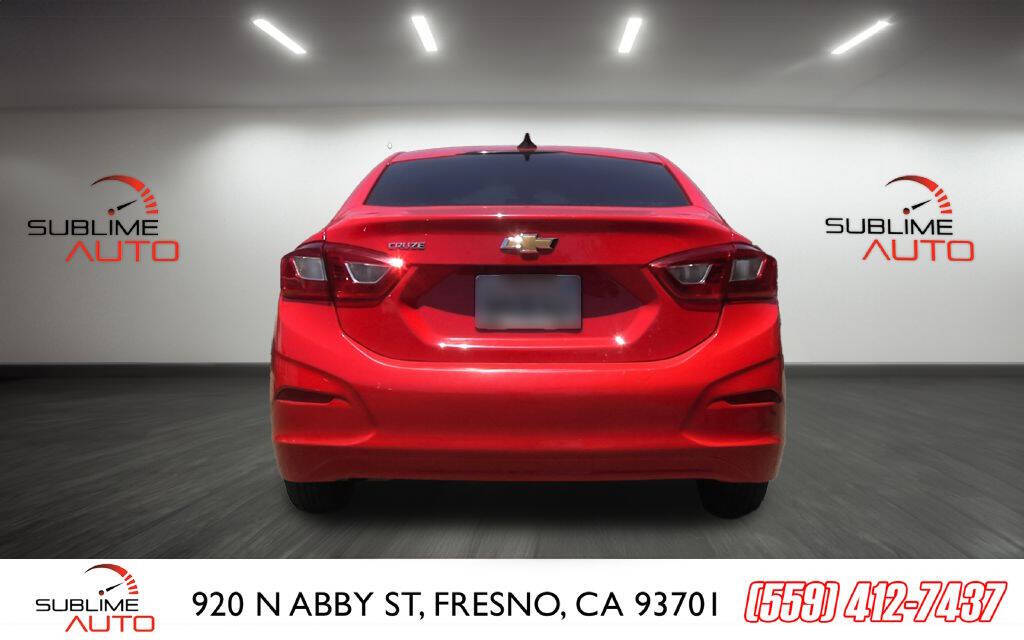 2017 Chevrolet Cruze for sale at SUBLIME AUTO in Fresno, CA