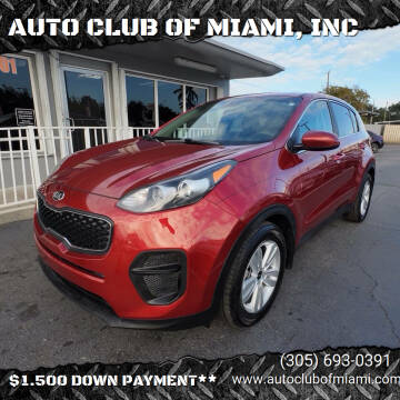 2018 Kia Sportage for sale at AUTO CLUB OF MIAMI, INC in Miami FL