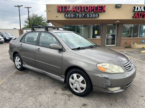 2004 Toyota Corolla for sale at NTX Autoplex in Garland TX