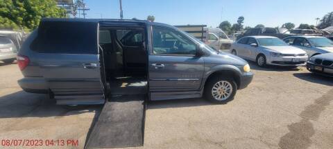 2001 Chrysler Town and Country for sale at Shick Automotive Inc in North Hills CA