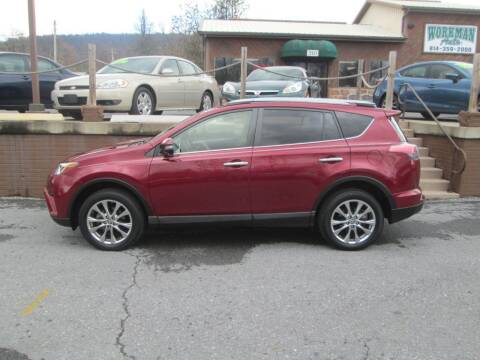 2018 Toyota RAV4 for sale at WORKMAN AUTO INC in Pleasant Gap PA