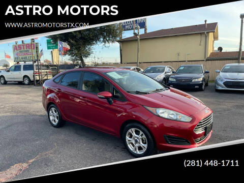 2015 Ford Fiesta for sale at ASTRO MOTORS in Houston TX