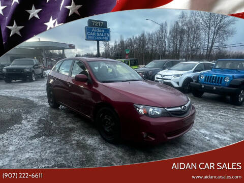 2010 Subaru Impreza for sale at AIDAN CAR SALES in Anchorage AK