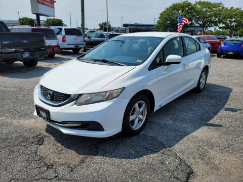 2014 Honda Civic for sale at International Auto Wholesalers in Virginia Beach VA