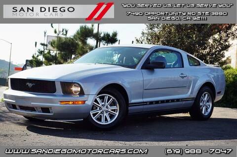 2008 Ford Mustang for sale at San Diego Motor Cars LLC in Spring Valley CA