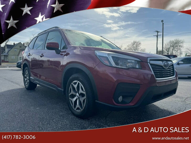2021 Subaru Forester for sale at A & D Auto Sales in Joplin MO