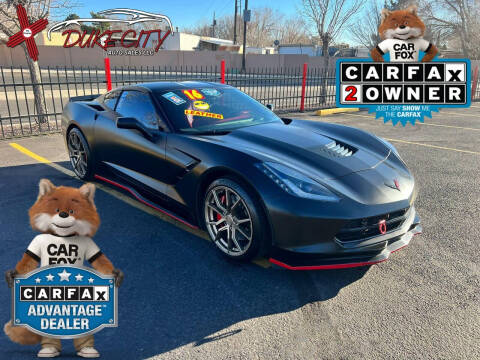 2016 Chevrolet Corvette for sale at DUKE CITY AUTO SALES in Albuquerque NM