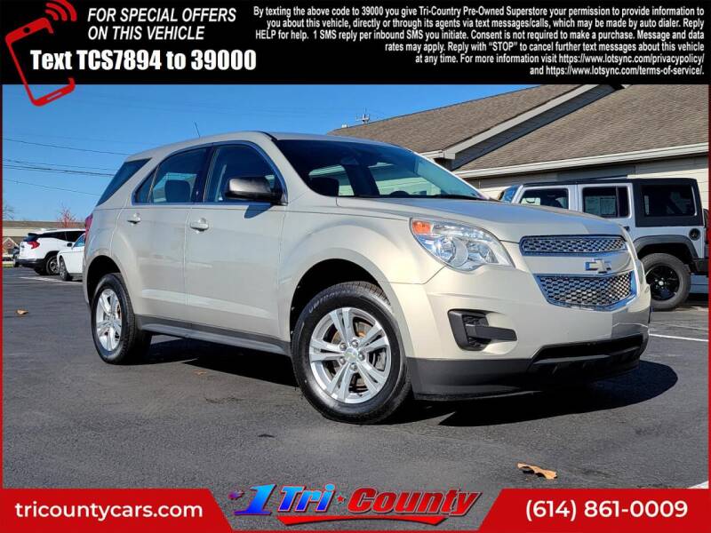 2012 Chevrolet Equinox for sale at Tri-County Pre-Owned Superstore in Reynoldsburg OH
