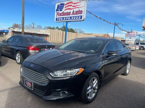 2013 Ford Fusion for sale at Nations Auto Inc. II in Denver CO
