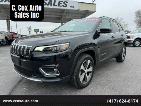 2020 Jeep Cherokee for sale at C. Cox Auto Sales Inc in Joplin MO