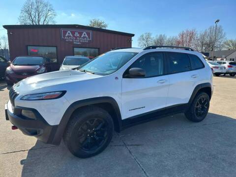 2015 Jeep Cherokee for sale at A & A Auto Sales in Fayetteville AR