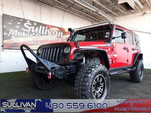2010 Jeep Wrangler Unlimited for sale at SULLIVAN MOTOR COMPANY INC. in Mesa AZ