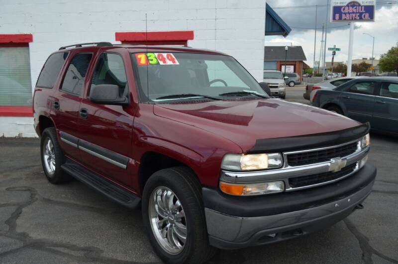 2004 Chevrolet Tahoe for sale at CARGILL U DRIVE USED CARS in Twin Falls ID