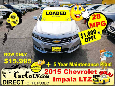 2015 Chevrolet Impala for sale at The Car Company in Las Vegas NV
