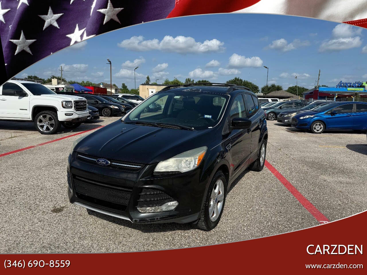 Black 2013 Ford Escape SE AWD SE 4dr SUV 1