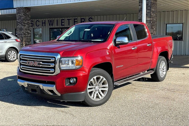 Used 2016 GMC Canyon SLT with VIN 1GTG6DE30G1153618 for sale in Montevideo, Minnesota