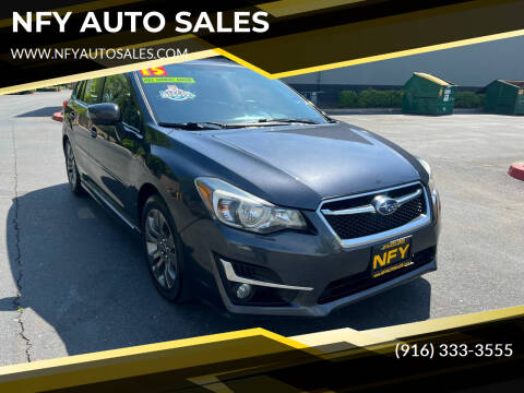 2015 Subaru Impreza for sale at NFY AUTO SALES in Sacramento CA
