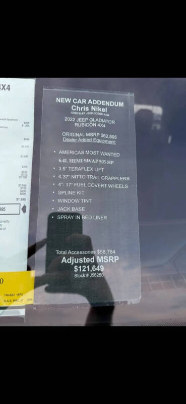 2022 Jeep Gladiator Rubicon