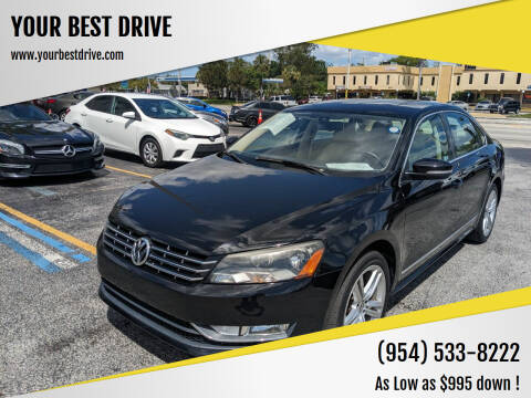 2014 Volkswagen Passat for sale at YOUR BEST DRIVE in Oakland Park FL