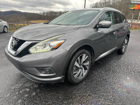 2015 Nissan Murano for sale at Pine Grove Auto Sales LLC in Russell PA